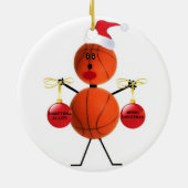 Basketball Keramikornament (Hinten)