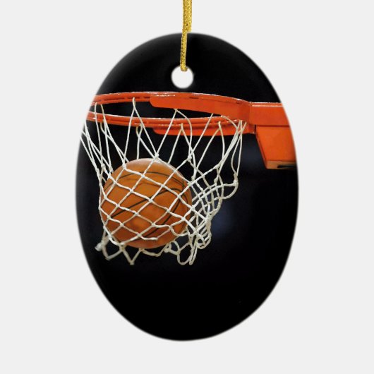 Basketball Keramikornament (Vorne)
