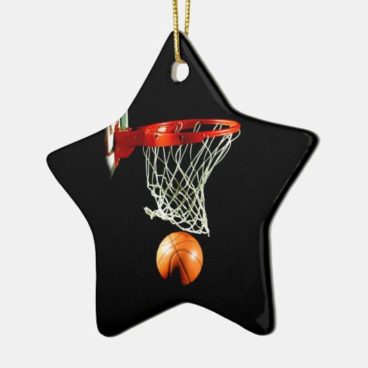 Basketball Keramikornament (Links)