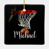 Basketball Keramikornament (Rückseite)