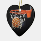 Basketball Keramikornament (Links)