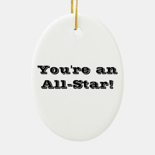 Basketball Keramikornament (Hinten)