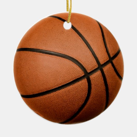 Basketball Keramikornament (Vorne)