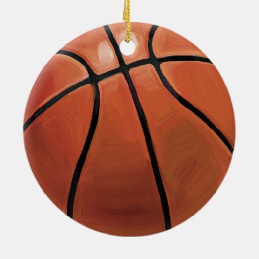 Basketball Keramikornament (Hinten)
