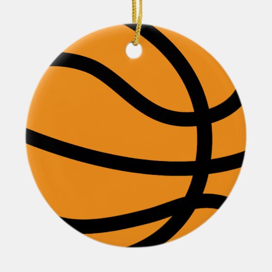 Basketball Keramikornament (Vorne)