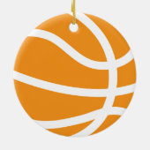 Basketball Keramikornament (Hinten)
