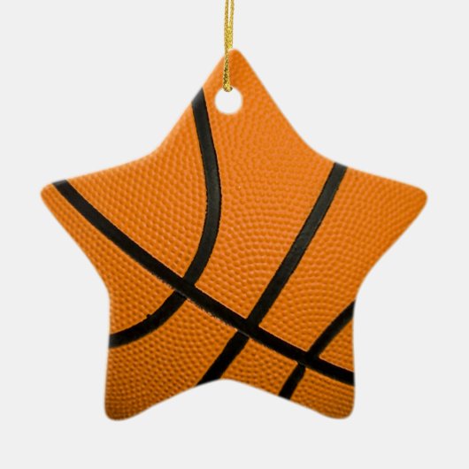Basketball Keramikornament (Vorne)