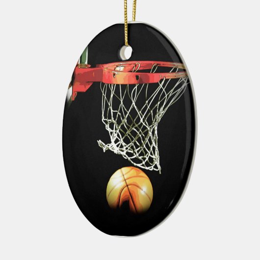 Basketball Keramikornament (Links)