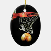 Basketball Keramikornament (Vorne)