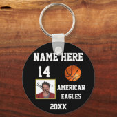 Basketball Keychains Photo Schlüsselanhänger (Vorderseite)