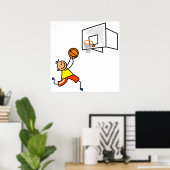 Basketball Kid Poster (Heimbüro)