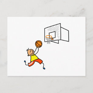 Basketball Kid Postkarte