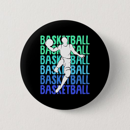 Basketball Kinder Jungen Männer 2 Button (Vorderseite)