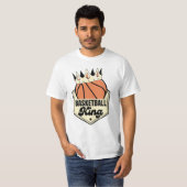 Basketball King - Design im Stil der Kronstraße T-Shirt (Vorne ganz)