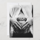 Basketball King Gold Crown Foto Babydusche Einladung (Rückseite)