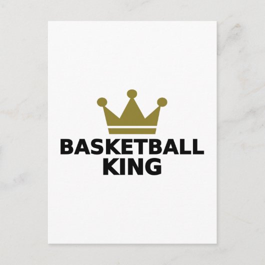 Basketball King Postkarte (Vorderseite)