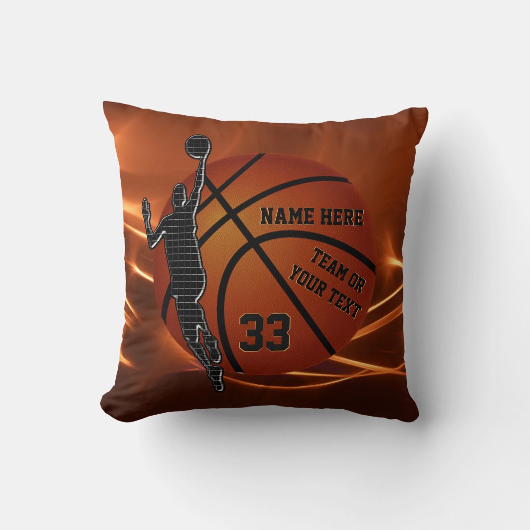 Totority Basketball-Kissen – Plüschiges Sportkissen Für Jungen, Als Deko Oder Kuschelkissen