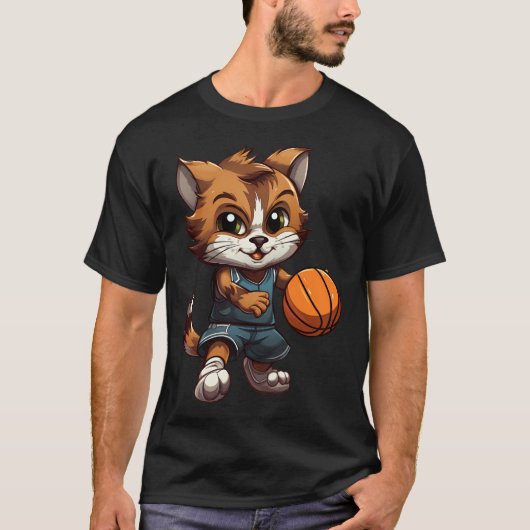 Basketball Kittens T-Shirt (Vorderseite)