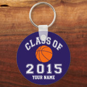 Basketball-Klasse 2015 Schlüsselanhänger (Vorderseite)