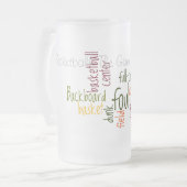 Basketball Klassiker Spiel der Champions Mattglas Bierglas (Vorderseite Links)