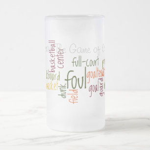Basketball Klassiker Spiel der Champions Mattglas Bierglas