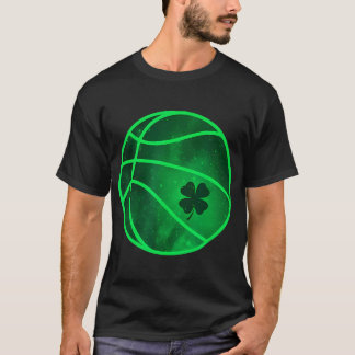 Basketball Kleeblatt Clover Lucky St. Patrick's D T-Shirt