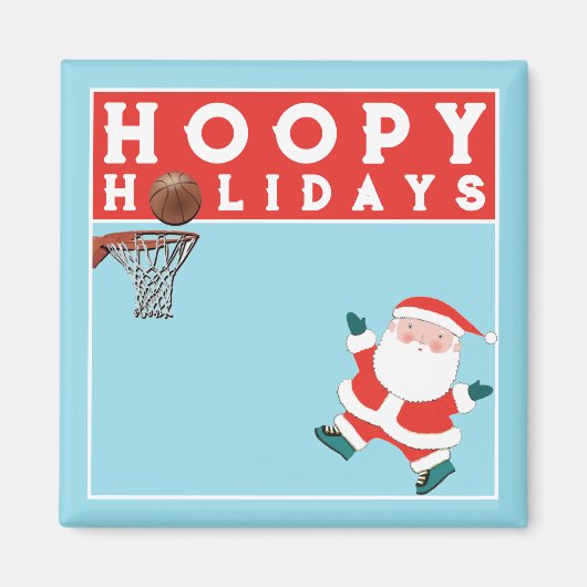 Basketball Kleine Geschenk Magnet (Vorne)