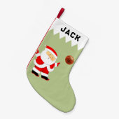 Basketball Kleiner Weihnachtsstrumpf (Vorderansicht (hängend))