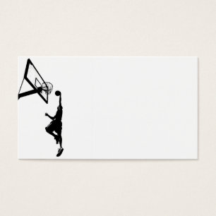 Basketball-Knall taucht Silhouette ein
