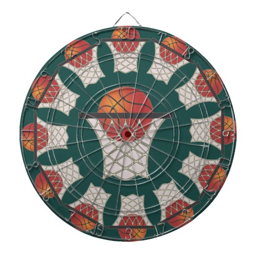 “Basketball-Korb” Dart Board Dartscheibe (vorne)