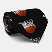 Basketball Krawatte (Gerollt)