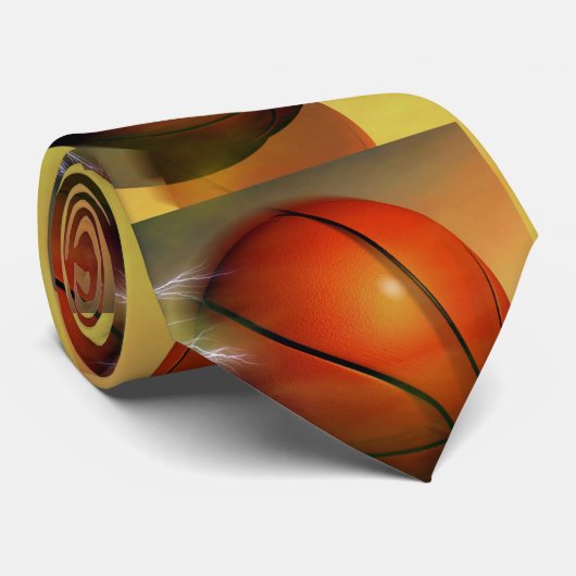 Basketball Krawatte (Gerollt)