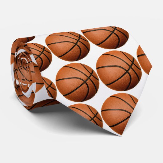 Basketball Krawatte (Gerollt)