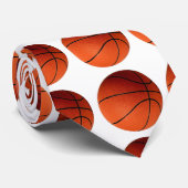 Basketball Krawatte (Gerollt)