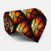 Basketball Krawatte (Gerollt)