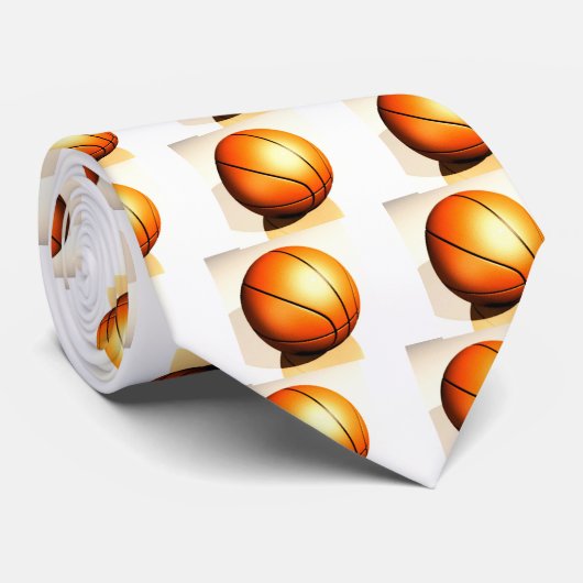 Basketball Krawatte (Gerollt)
