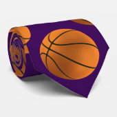 BASKETBALL-KRAWATTE (Entwurf 15) ~ Krawatte (Gerollt)