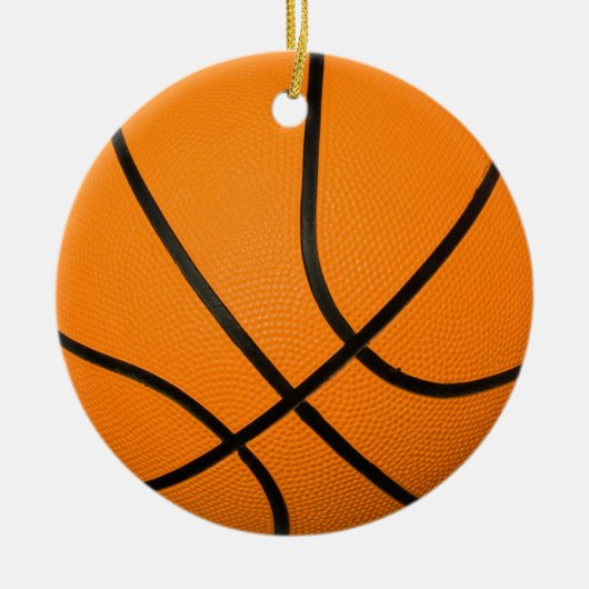 Basketball-Kreis-Verzierung Keramikornament (Vorne)