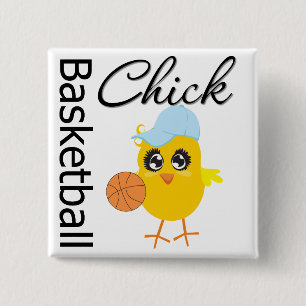 Basketball-Küken Button