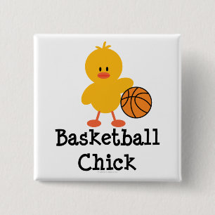 Basketball-Küken-Knopf Button