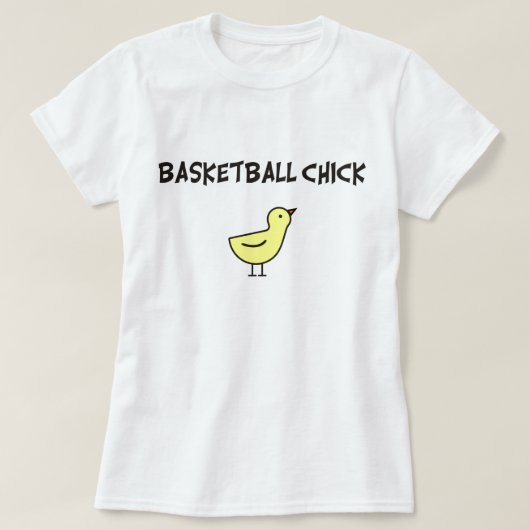 Basketball-Küken T-Shirt (Design vorne)