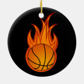 Basketball - kundengebundene Verzierung Keramik Ornament (Hinten)