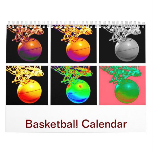 Basketball-Kunst Kalender (Titelbild)