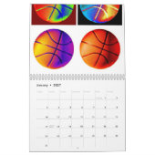Basketball-Kunst Kalender (Jan 2027)