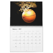 Basketball-Kunst Kalender (Feb 2027)