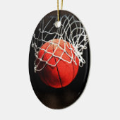 Basketball-Kunst Keramikornament (Links)