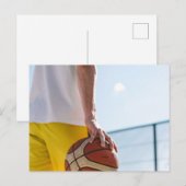 Basketball-Kunst Postkarte (Vorne/Hinten)