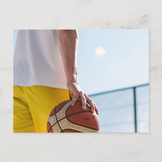 Basketball-Kunst Postkarte (Vorderseite)