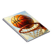 Basketball-Kunstnotizbuch - Sportdesign-Tagebuch Notizblock (Rechte Seite)
