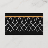 Basketball Lager coach_textured look_hoop net2 Visitenkarte (Rückseite)